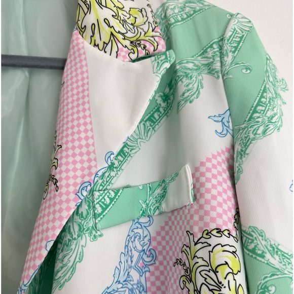 Boohoo: Padded Shoulders Lined Blazer us 6 - Picture 4 of 9